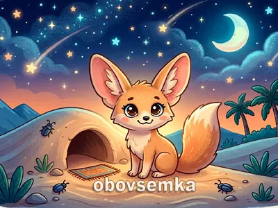 Лисиця фенек - лисиця з великими вухами