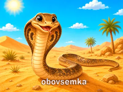 Пустельна кобра — королева маскування