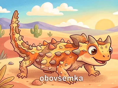 Ящірка молох — колючий збирач дощу